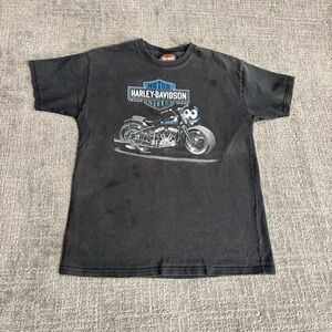 Harley-Davidson Charcoal T-Shirt with Emblem